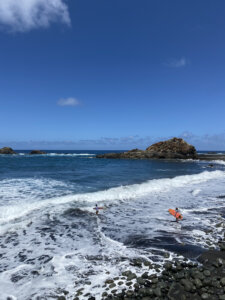 PLAYA DEL ROQUE DE LAS BODEGAS - Malownicza plaża, mało turystów, w parku Anaga 